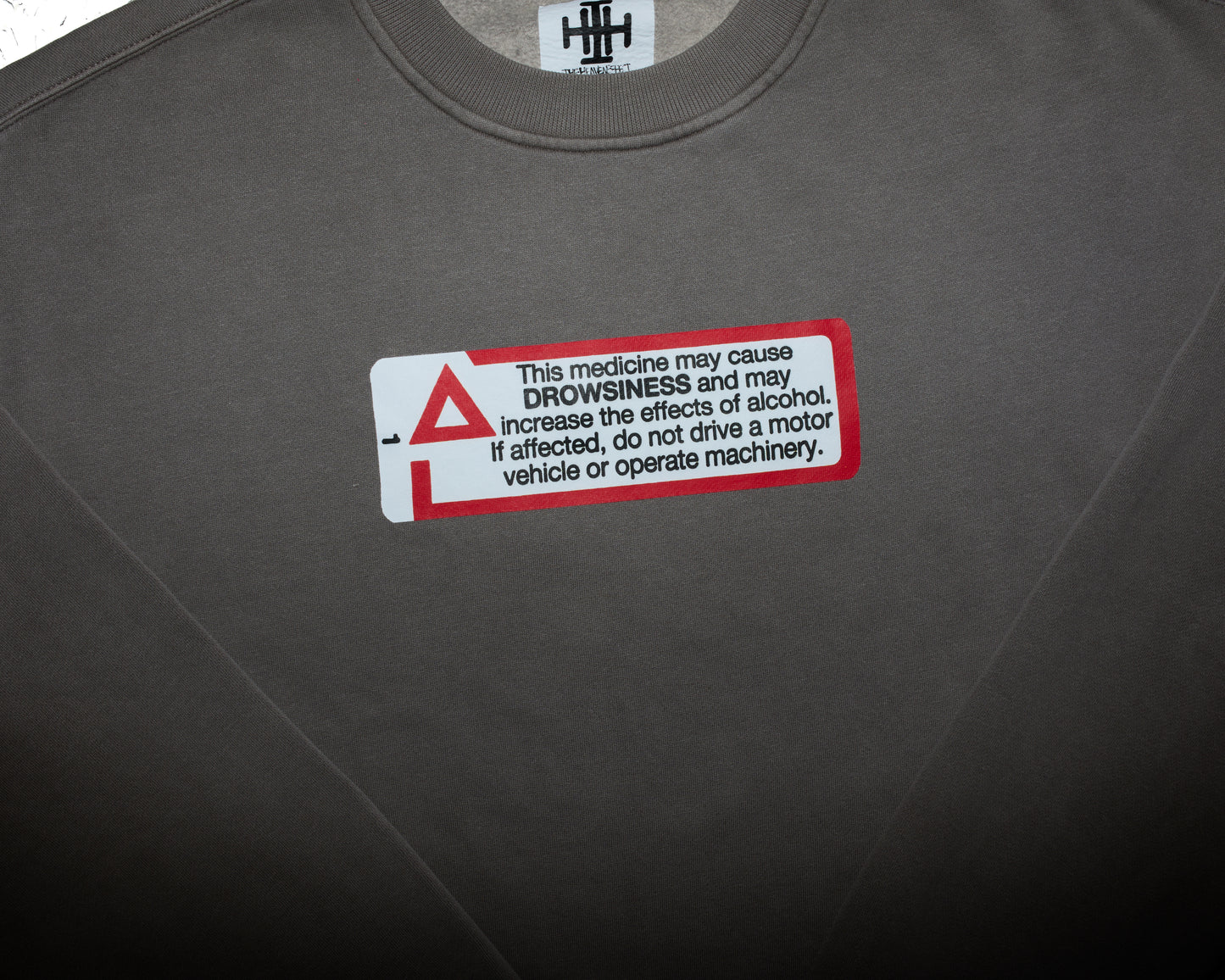 Drowsy Sticker Crew Neck