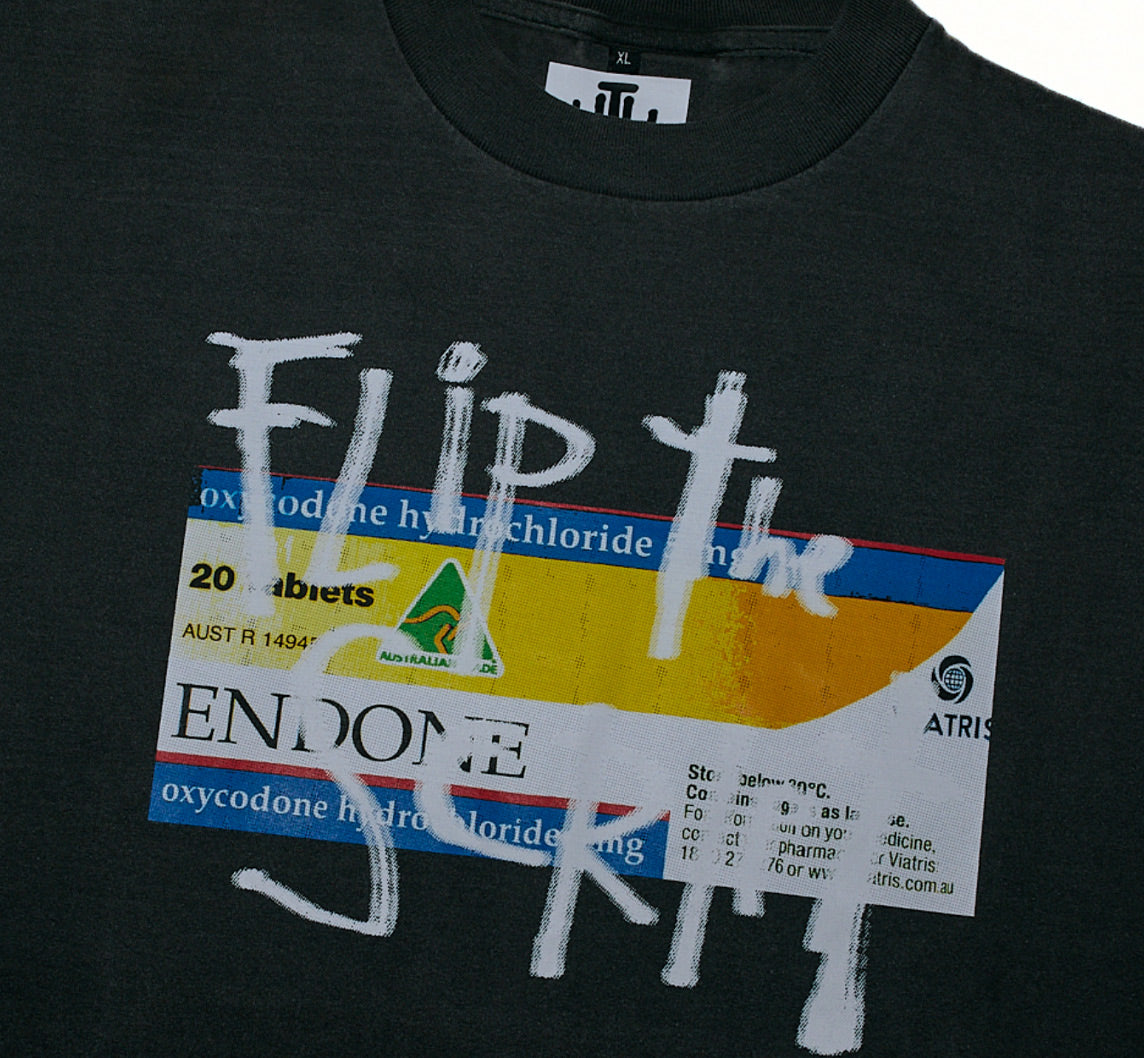 Flip The Script T-shirt - Black